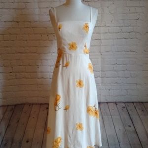 Reformation rare floral afternoon midi dress 2